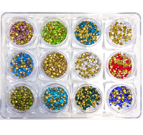 Cristaux Mixtes 12 Couleurs