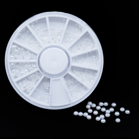 Roulette Déco Perle Blanche #W18