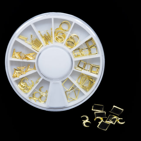 Roulette Déco Or forme vide tube #W22