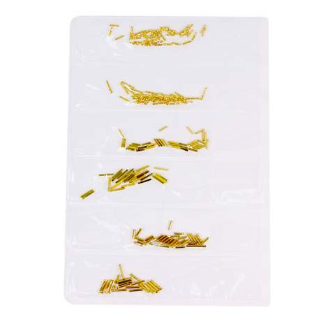 Déco Sachet Tiges Droites Or Variées