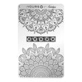 Plaque d'Estampage :Yours loves Nataliya - Namaste